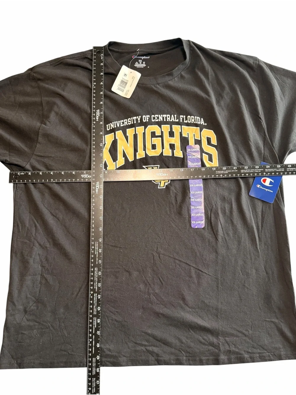 New with tag Champion NCAA college UCF Knights University Shirt Black Mens 2XL - Picture 7 of 7